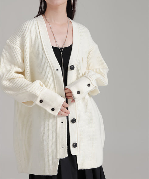 Rib Knit Cardigan